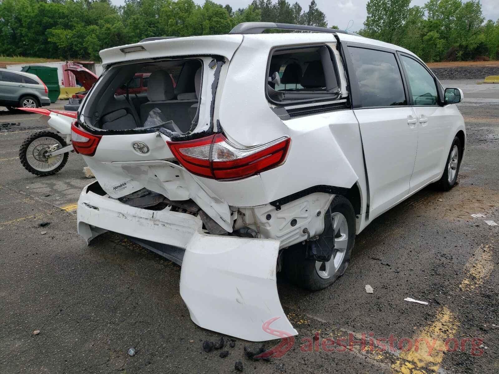 5TDKK3DC8GS727404 2016 TOYOTA SIENNA