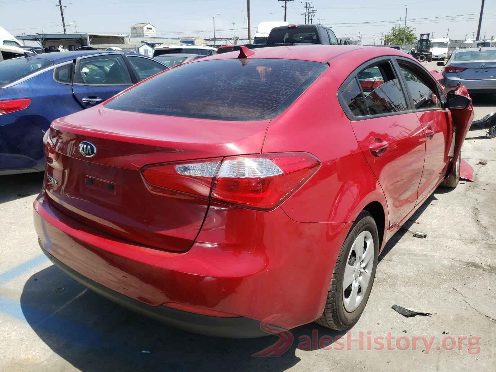 KNAFK4A6XG5526225 2016 KIA FORTE