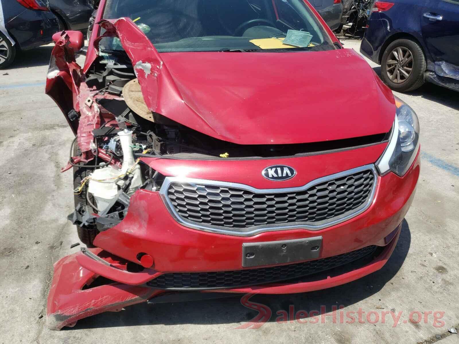 KNAFK4A6XG5526225 2016 KIA FORTE