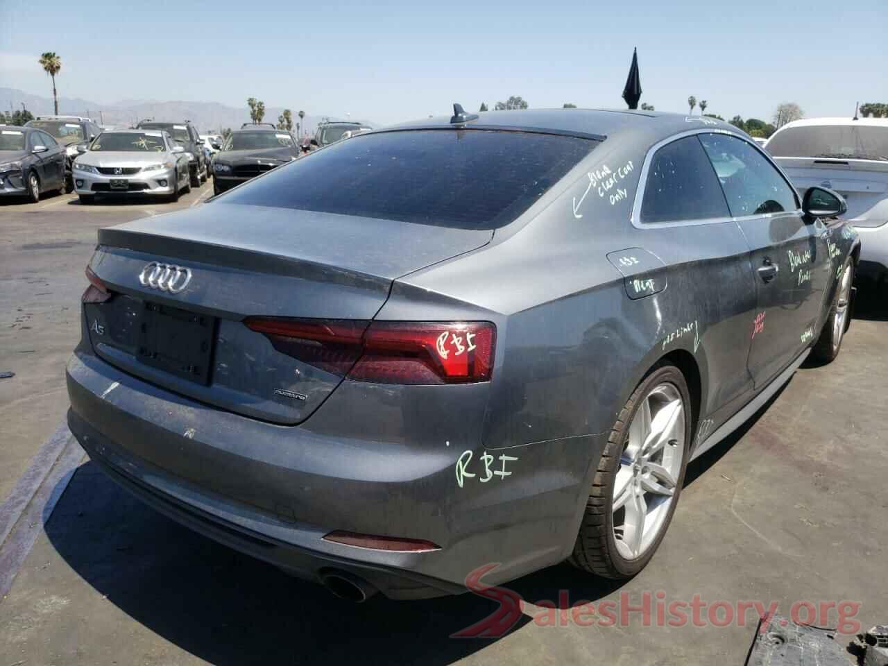 WAUSNAF56KA053850 2019 AUDI A5