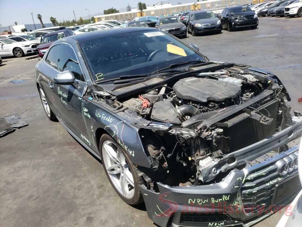 WAUSNAF56KA053850 2019 AUDI A5