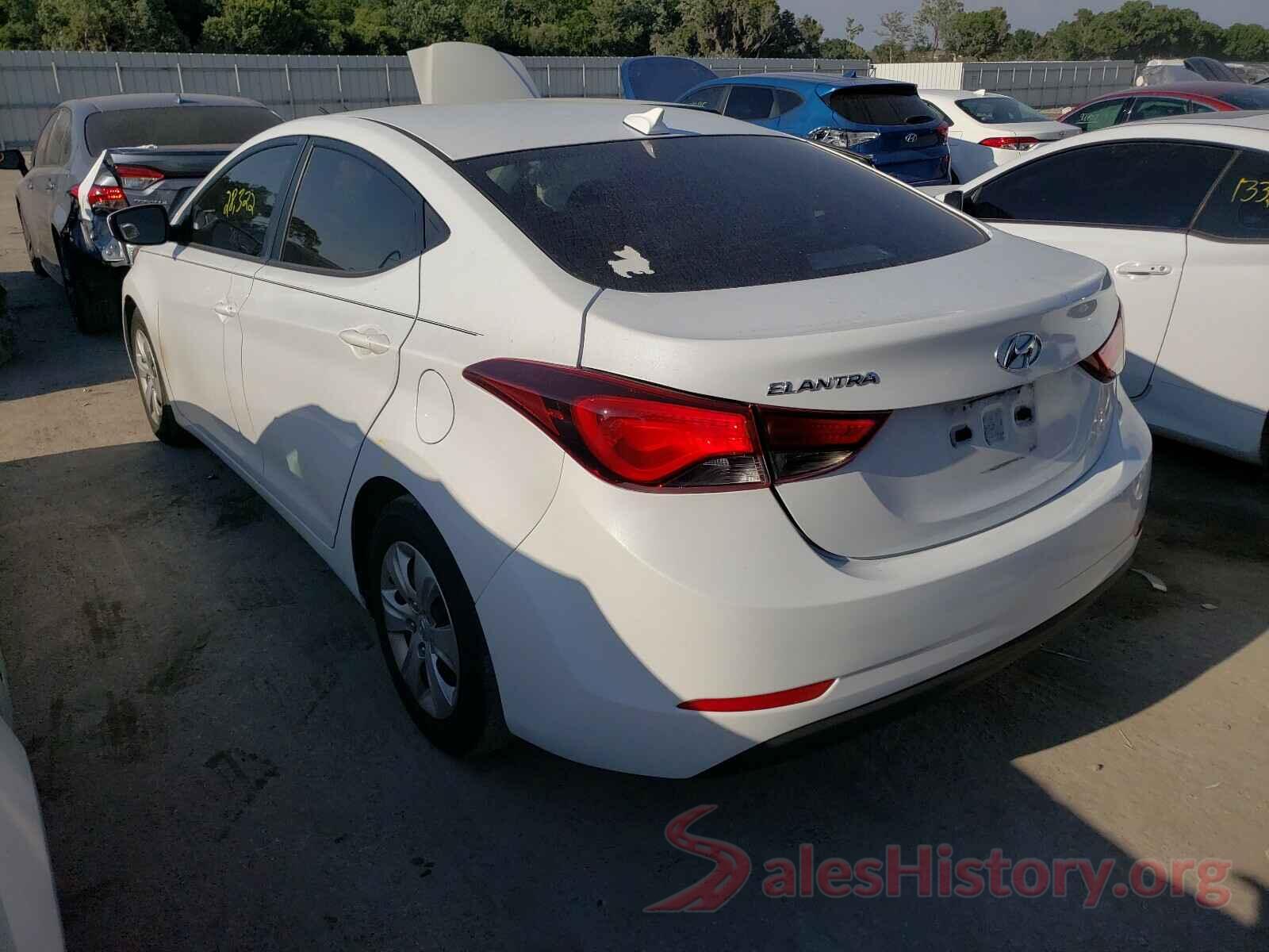 5NPDH4AE4GH767570 2016 HYUNDAI ELANTRA