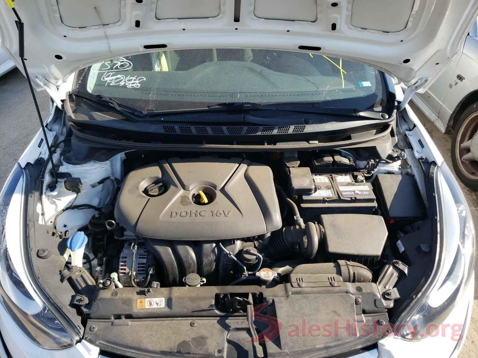 5NPDH4AE4GH767570 2016 HYUNDAI ELANTRA