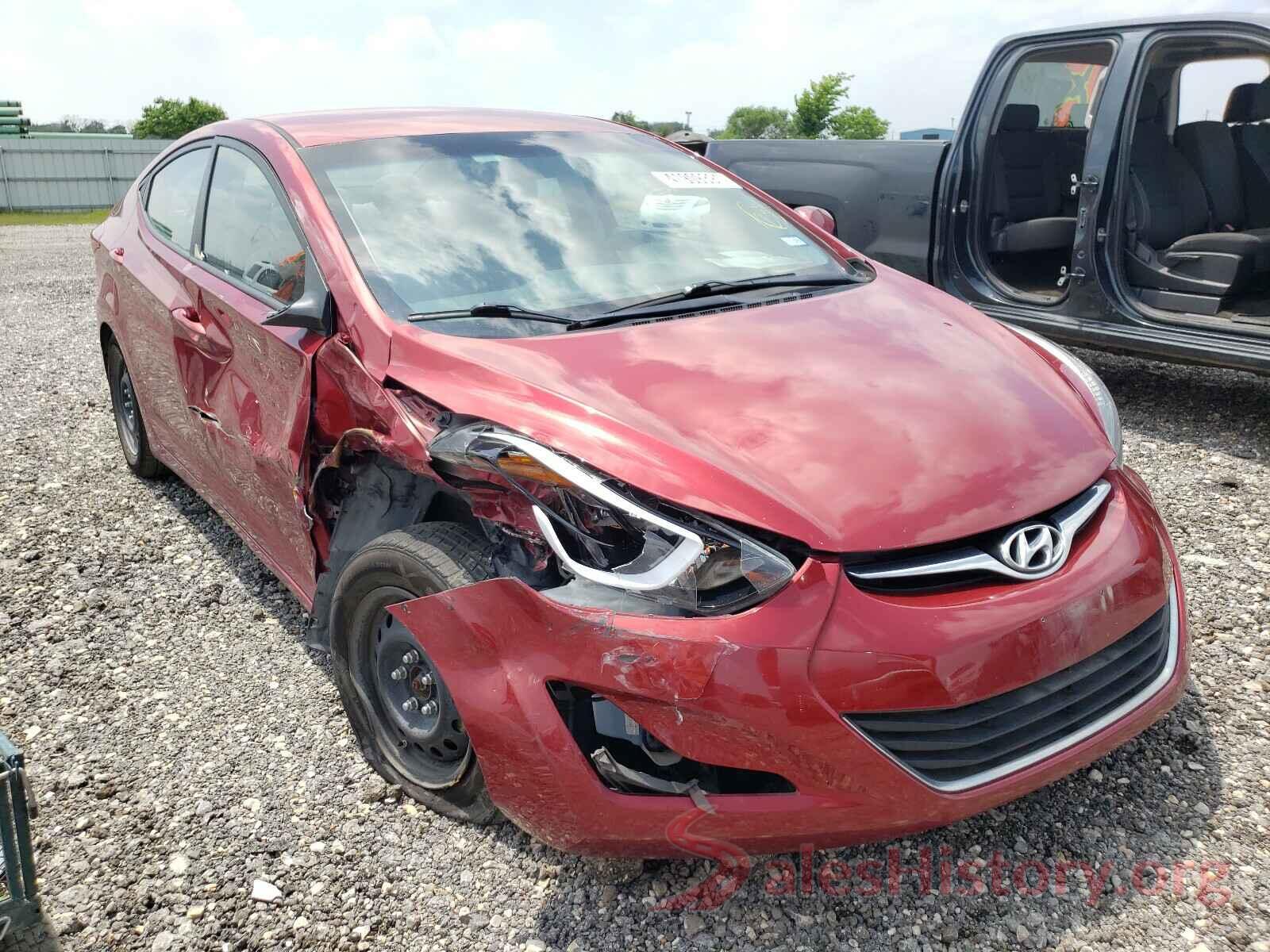 5NPDH4AE2GH665670 2016 HYUNDAI ELANTRA