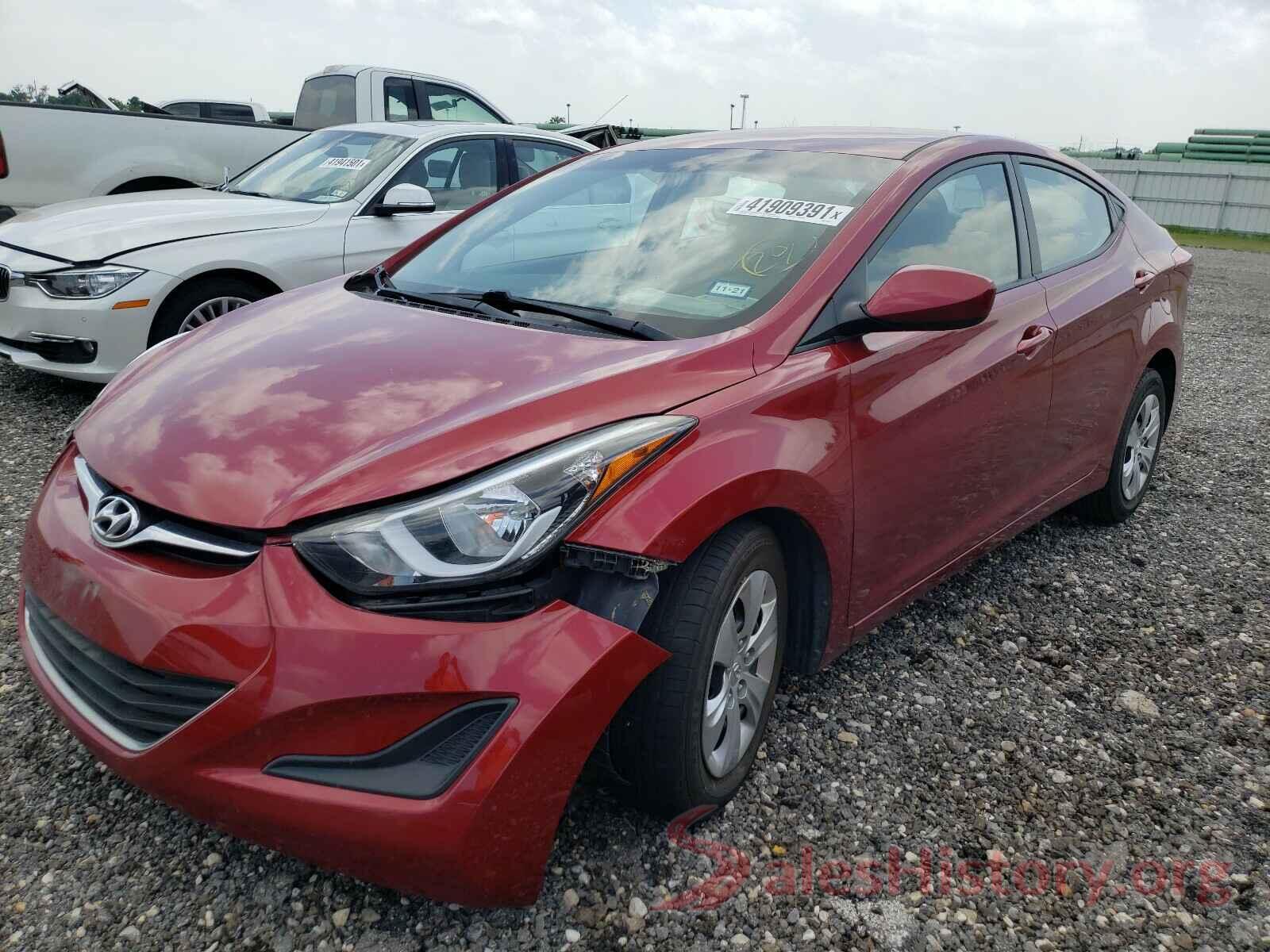 5NPDH4AE2GH665670 2016 HYUNDAI ELANTRA