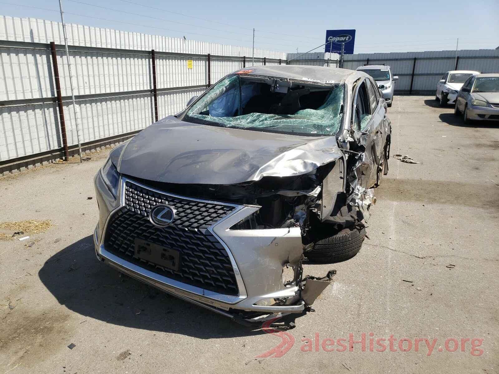 2T2AZMAA1LC177610 2020 LEXUS RX350