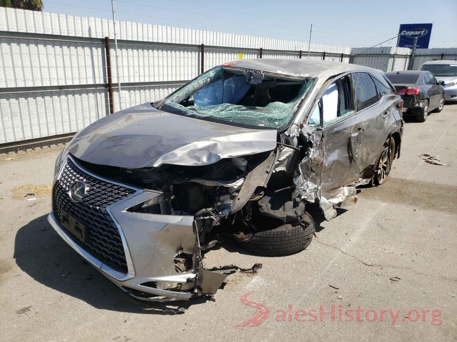 2T2AZMAA1LC177610 2020 LEXUS RX350