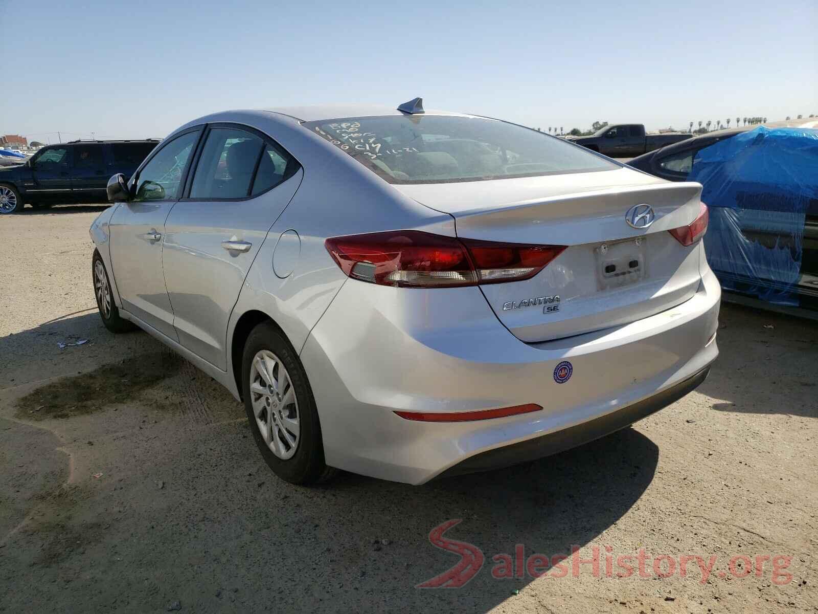 5NPD74LF7HH201428 2017 HYUNDAI ELANTRA