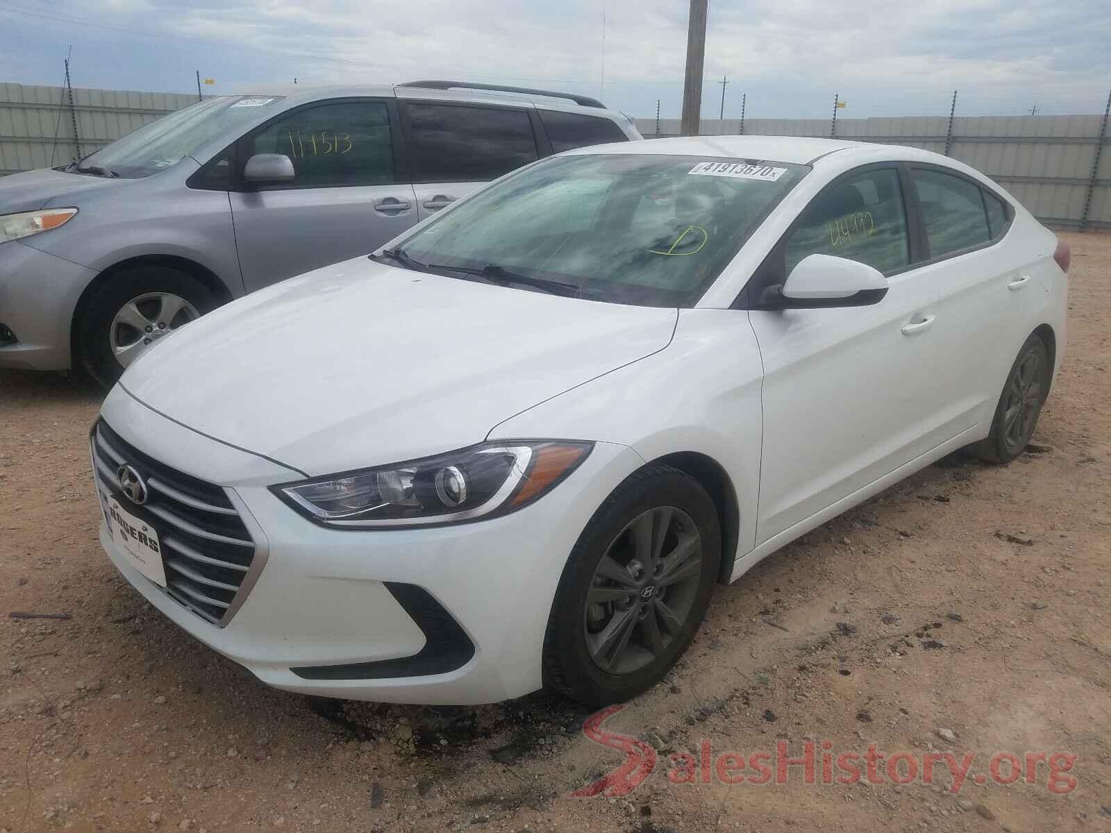 5NPD84LF5JH303037 2018 HYUNDAI ELANTRA