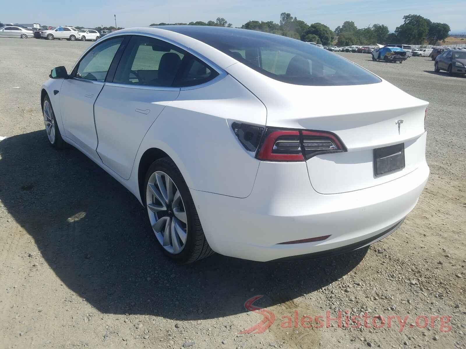 5YJ3E1EA7KF437942 2019 TESLA MODEL 3