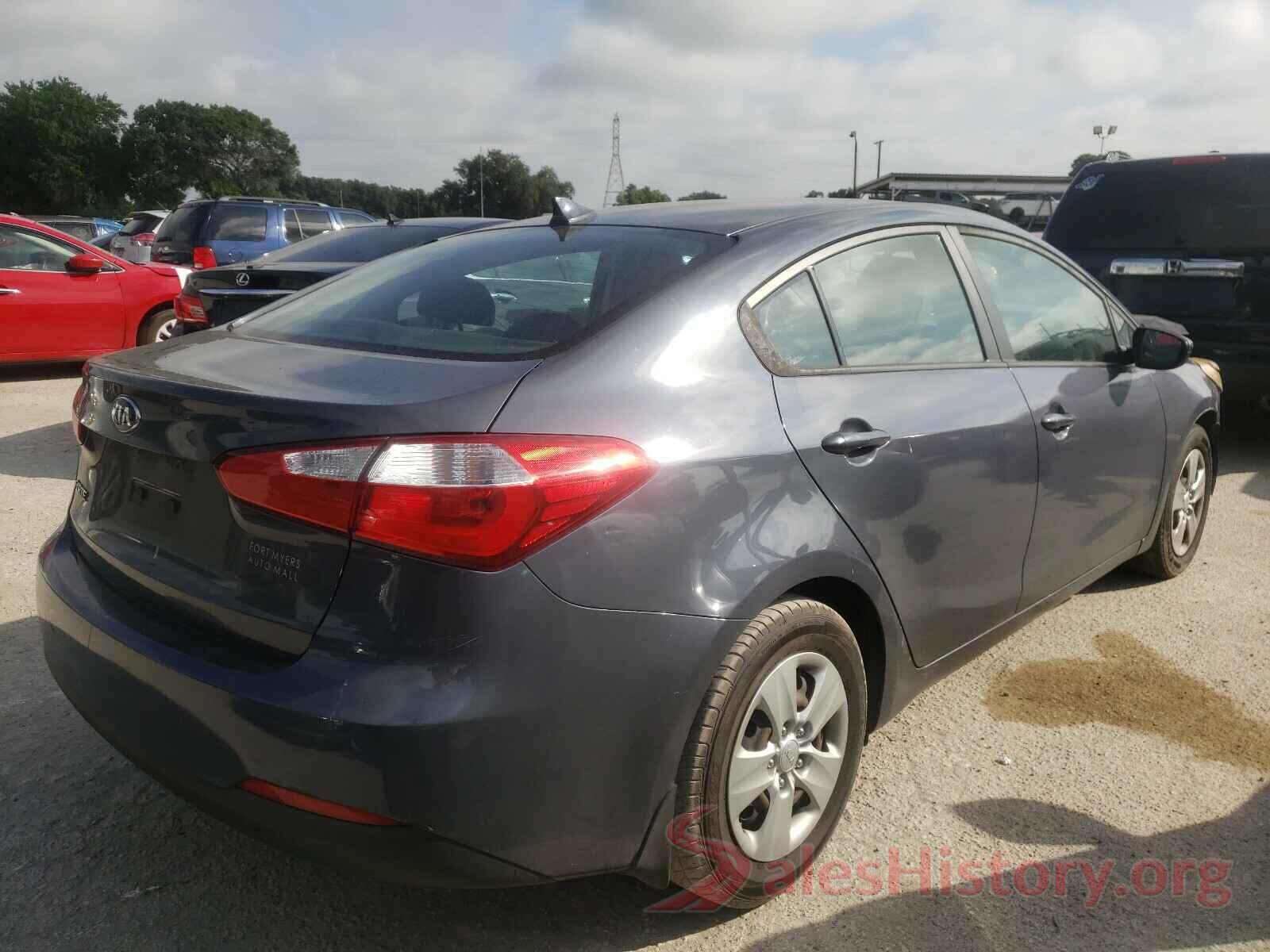 KNAFK4A6XG5564005 2016 KIA FORTE