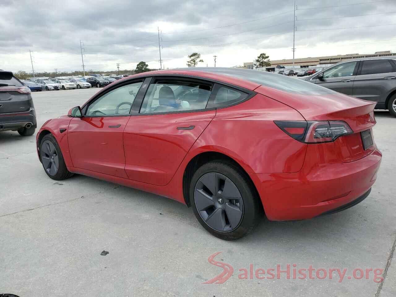 5YJ3E1EB8NF187866 2022 TESLA MODEL 3