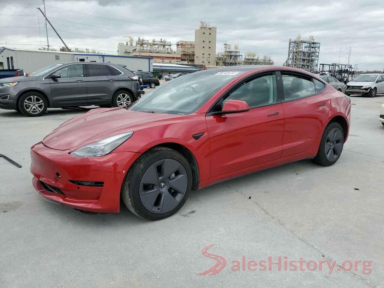 5YJ3E1EB8NF187866 2022 TESLA MODEL 3