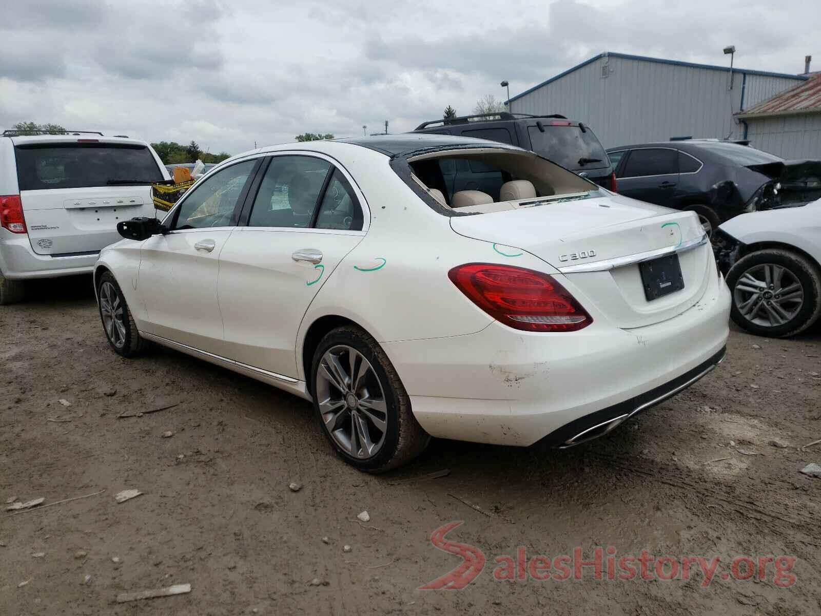 WDDWF4KB6GR140483 2016 MERCEDES-BENZ C CLASS