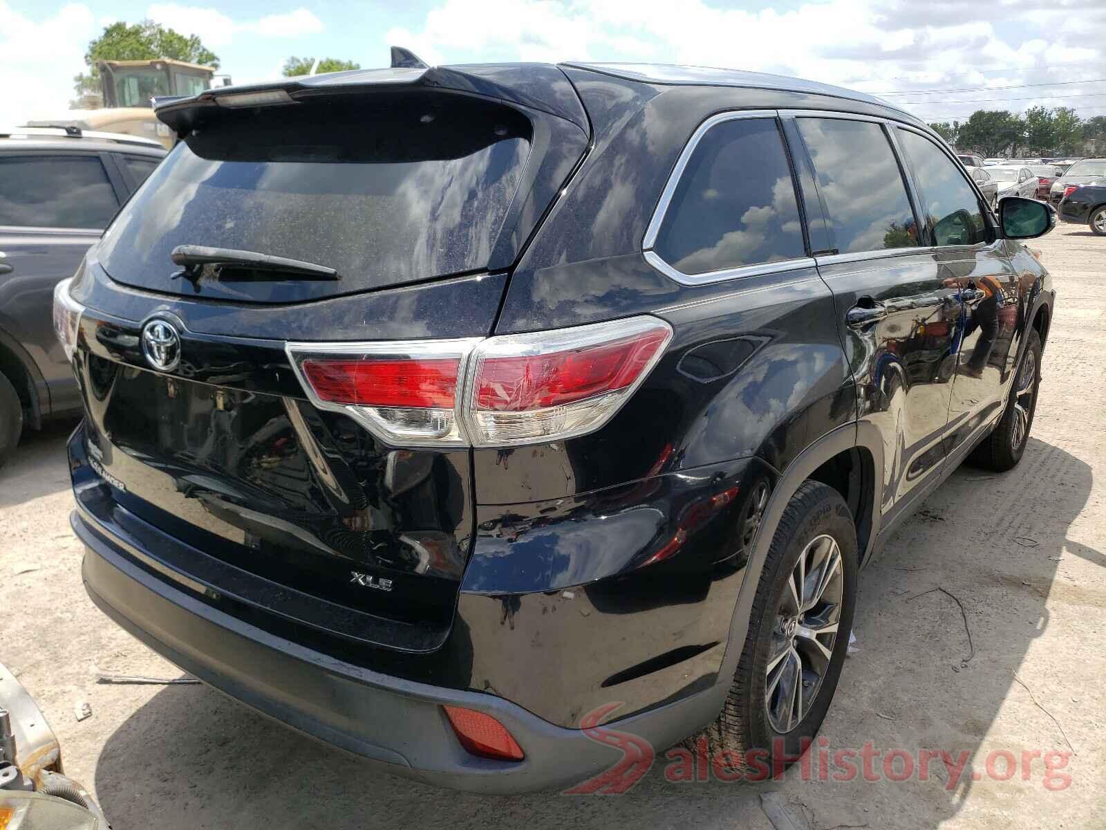 5TDKKRFH6GS505892 2016 TOYOTA HIGHLANDER