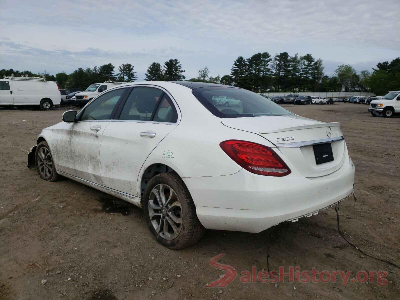 55SWF4KB4GU103379 2016 MERCEDES-BENZ C CLASS