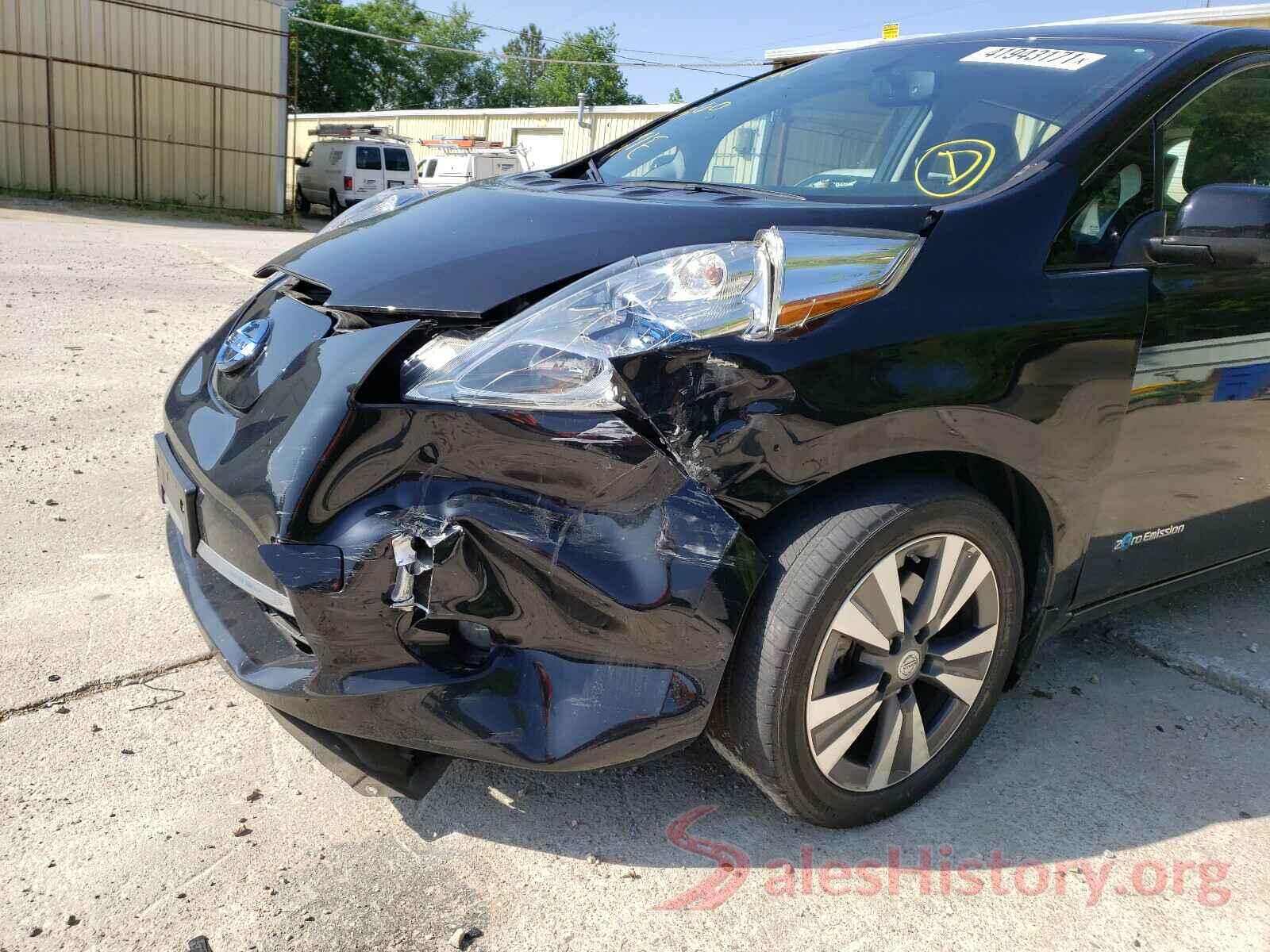 1N4AZ0CP8FC308937 2015 NISSAN LEAF