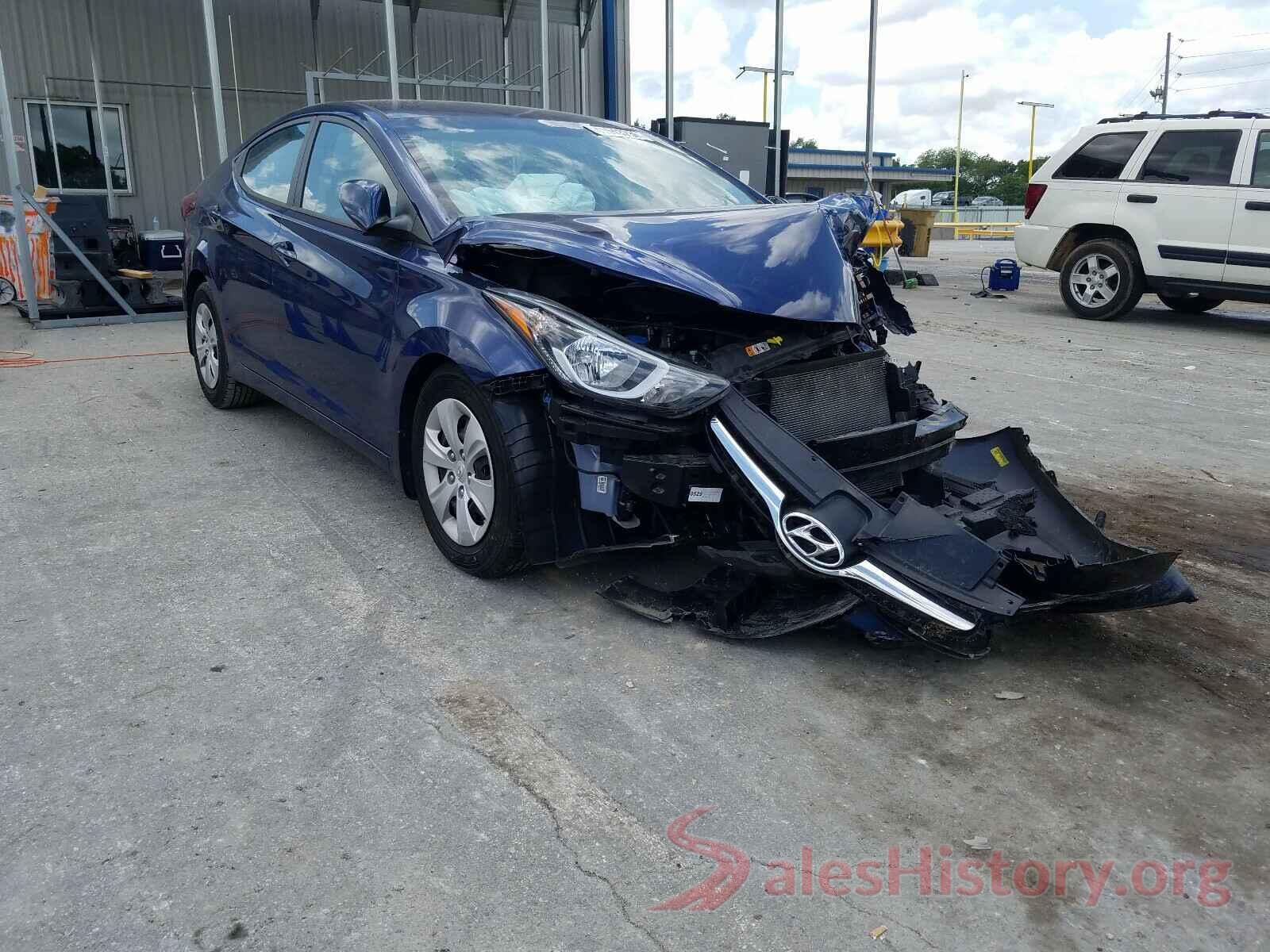 5NPDH4AE7GH792768 2016 HYUNDAI ELANTRA