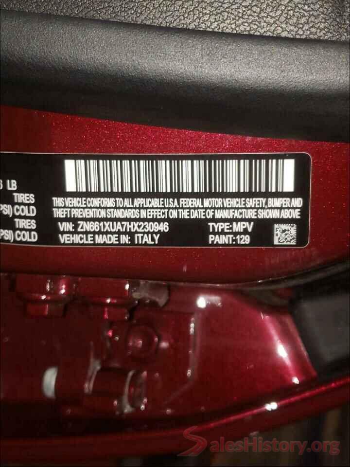 ZN661XUA7HX230946 2017 MASERATI ALL MODELS