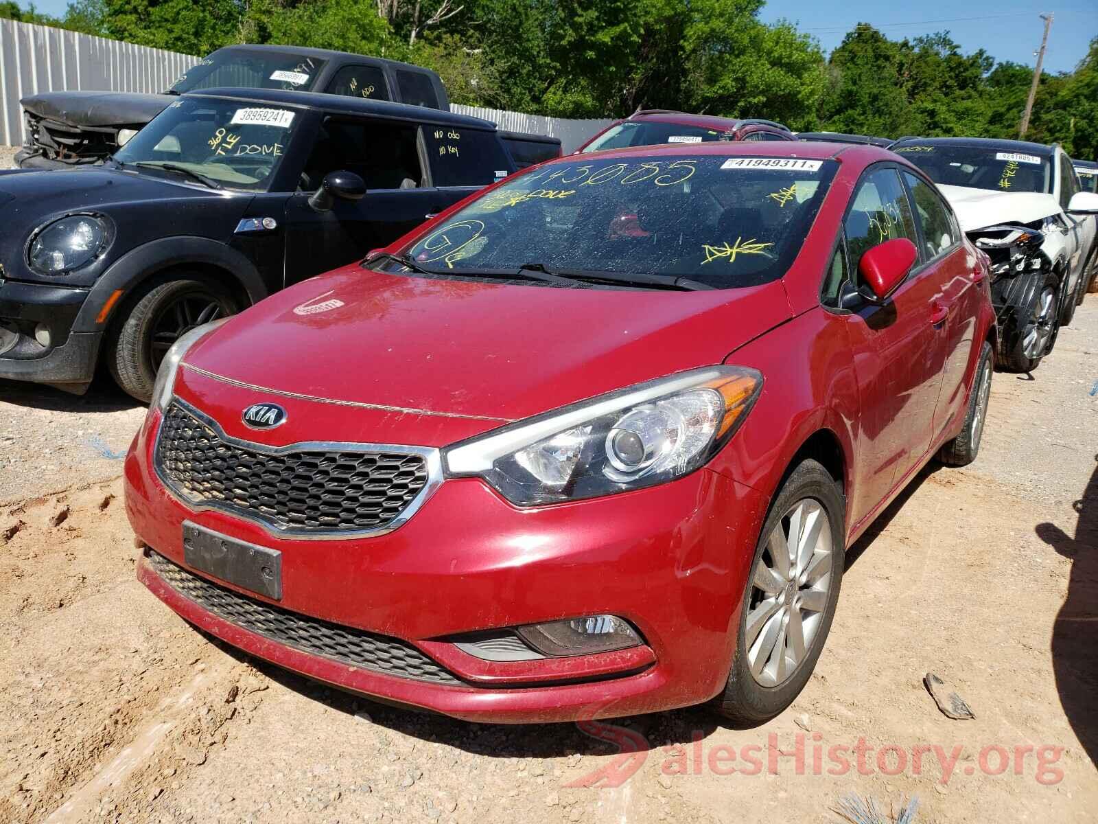 KNAFX4A68G5443085 2016 KIA FORTE