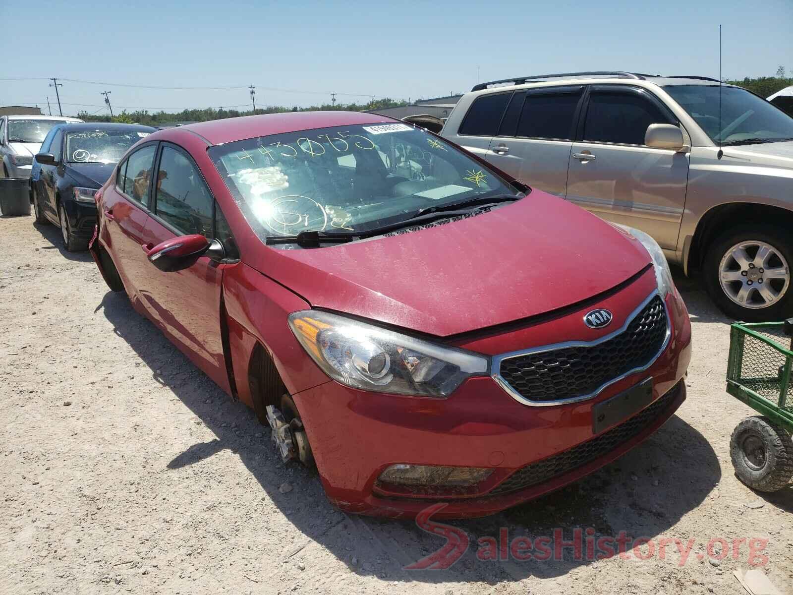 KNAFX4A68G5443085 2016 KIA FORTE