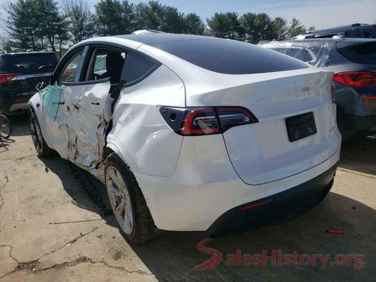 5YJYGDEE3MF122420 2021 TESLA MODEL Y