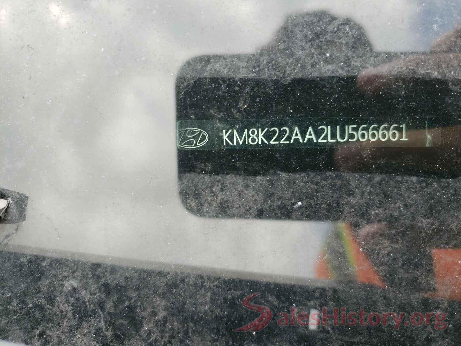 KM8K22AA2LU566661 2020 HYUNDAI KONA