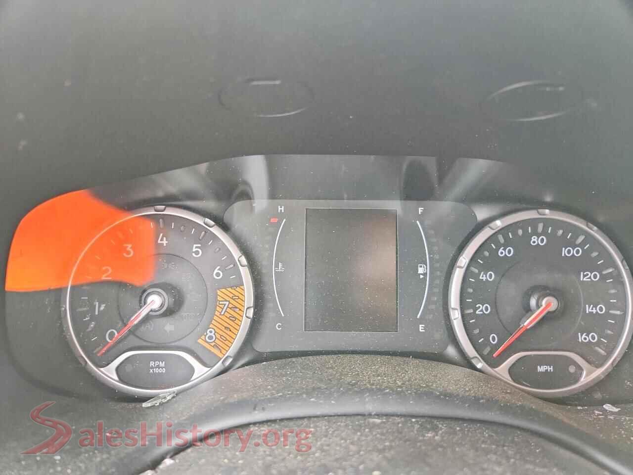 2023 JEEP RENEGADE VIN ZACNJDB1XPPP60714, interior center console