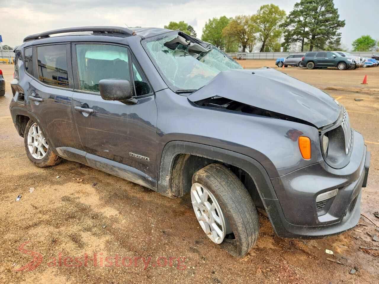 2023 JEEP RENEGADE VIN ZACNJDB1XPPP60714, rear 3/4 view