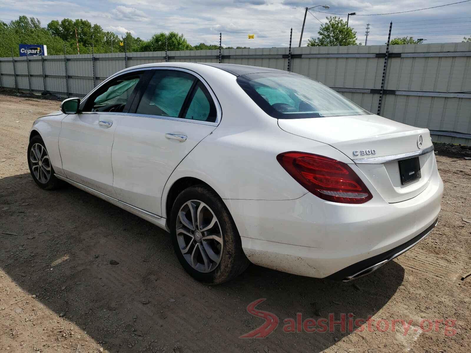 55SWF4KB0HU203075 2017 MERCEDES-BENZ C CLASS