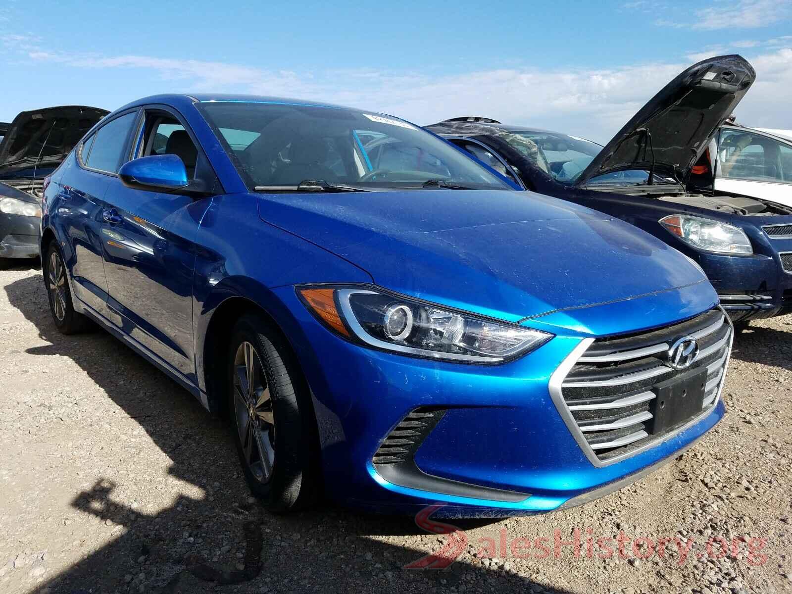 5NPD84LF4JH223955 2018 HYUNDAI ELANTRA