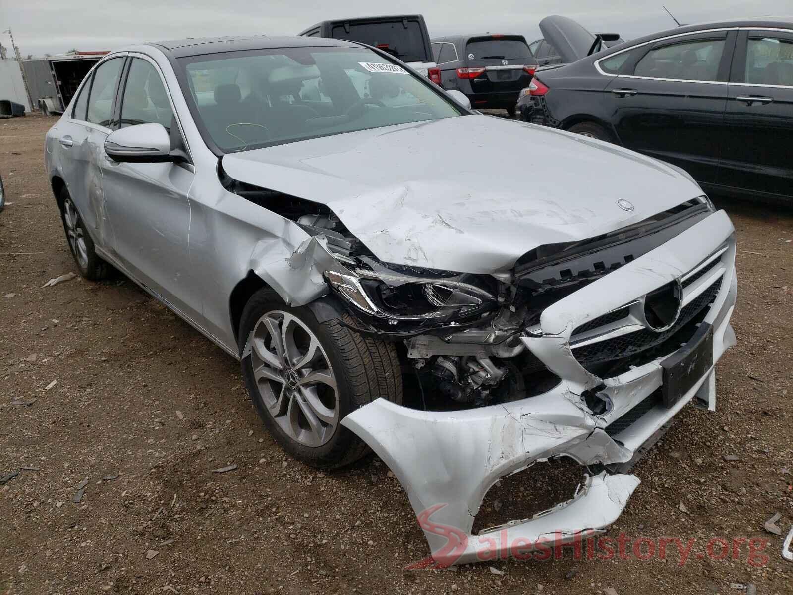 55SWF4KB2HU221612 2017 MERCEDES-BENZ C CLASS