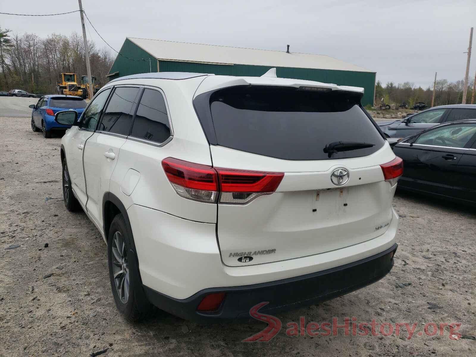 5TDJZRFH2JS555025 2018 TOYOTA HIGHLANDER