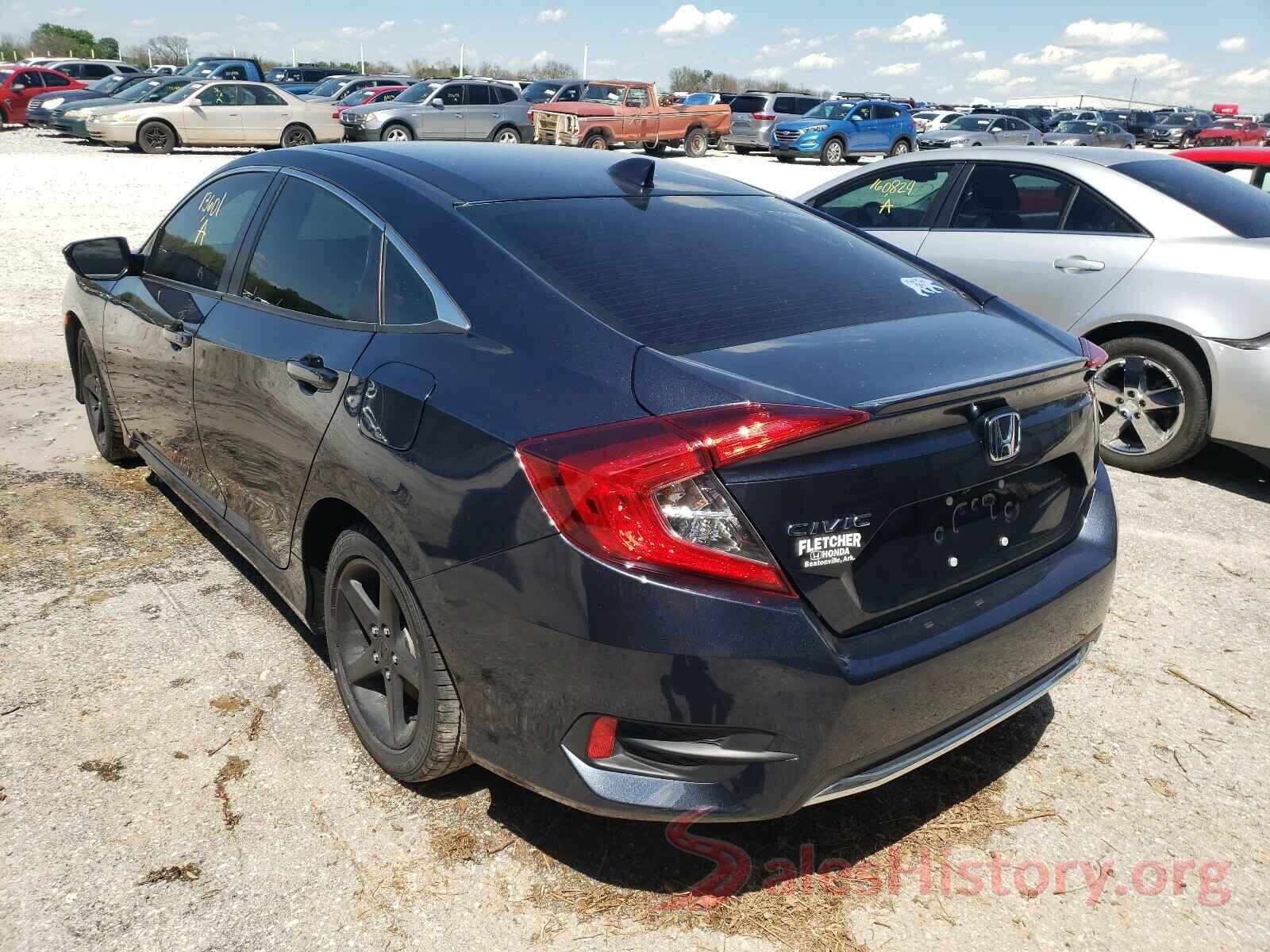 19XFC1F30LE001458 2020 HONDA CIVIC