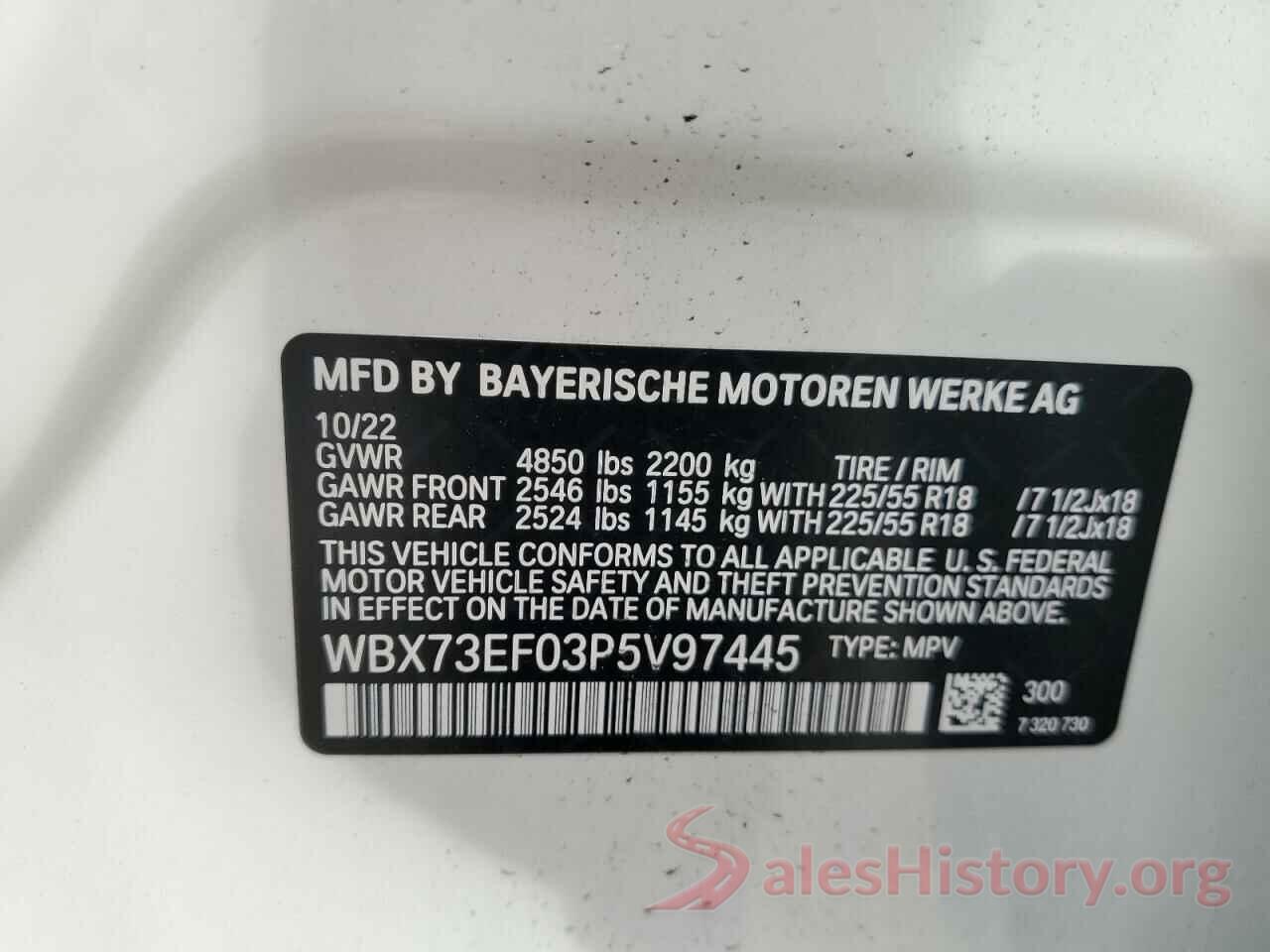 WBX73EF03P5V97445 2023 BMW X1