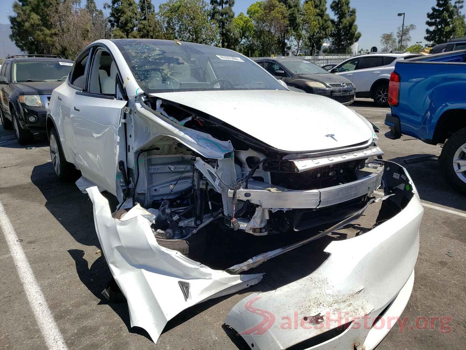 5YJYGDEE8MF076129 2021 TESLA MODEL Y