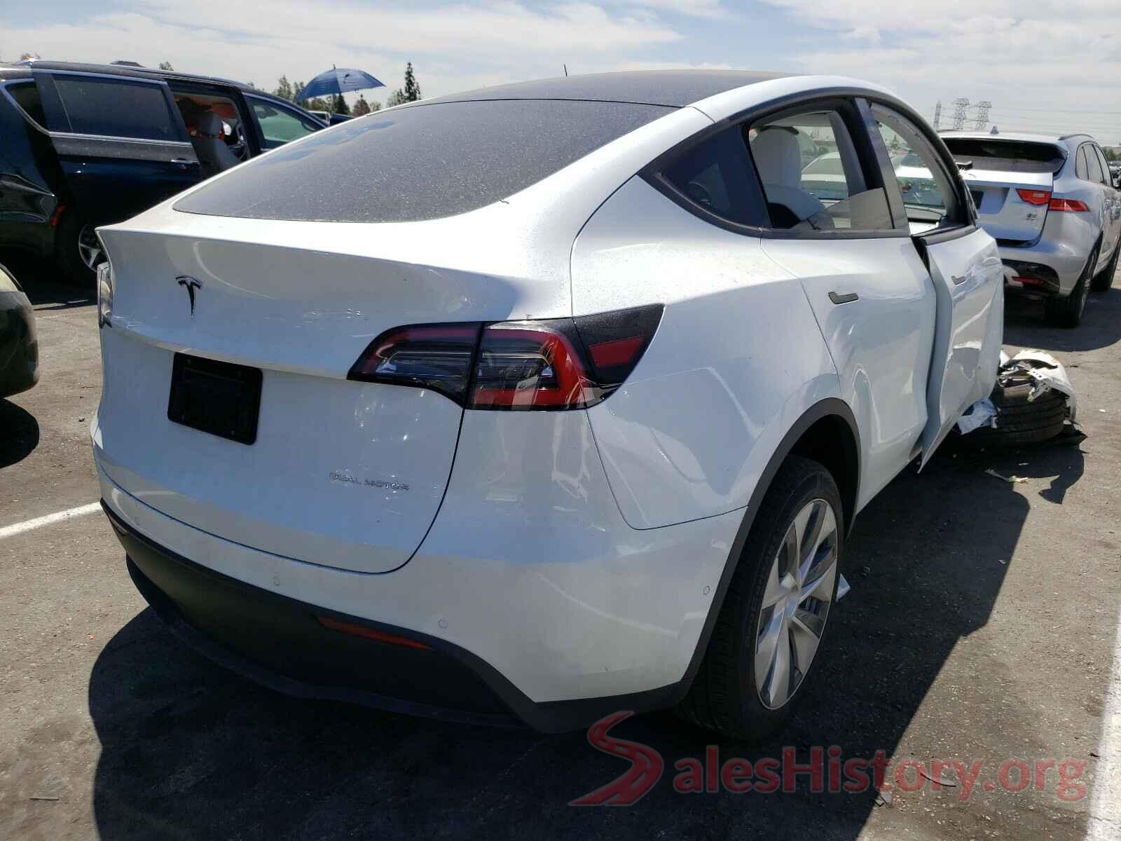 5YJYGDEE8MF076129 2021 TESLA MODEL Y