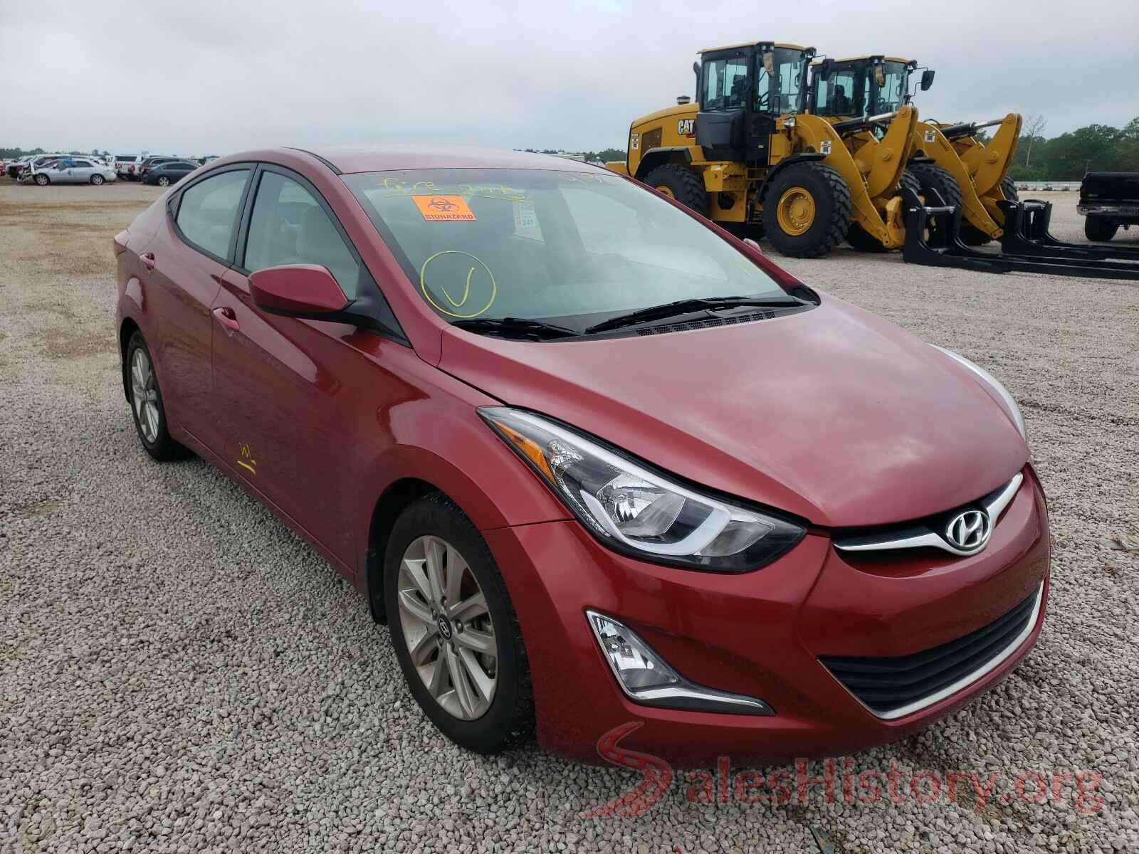 5NPDH4AE6GH729970 2016 HYUNDAI ELANTRA