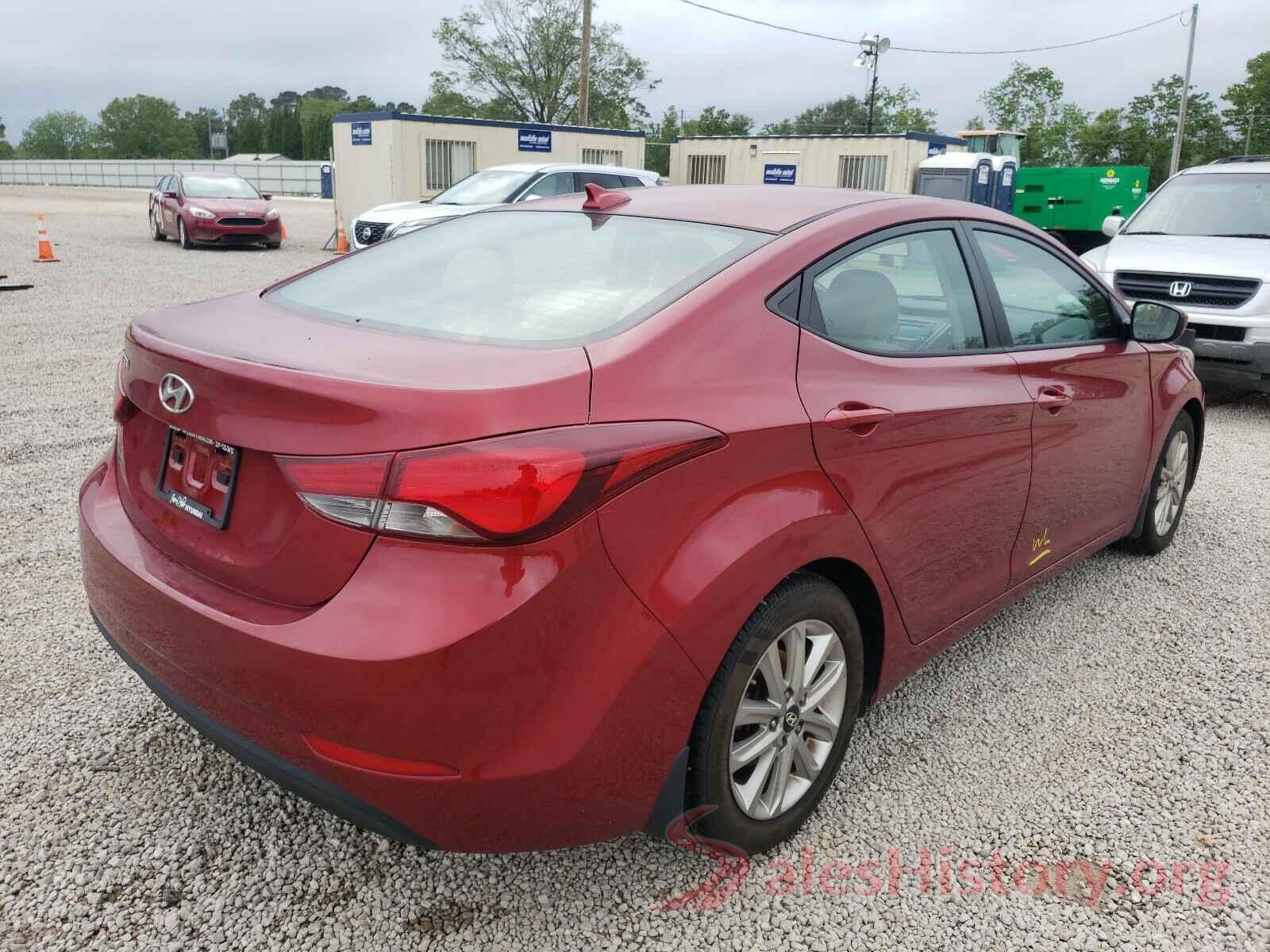 5NPDH4AE6GH729970 2016 HYUNDAI ELANTRA