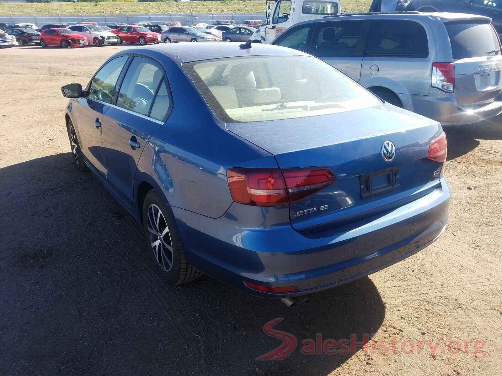 3VWDB7AJ6HM346068 2017 VOLKSWAGEN JETTA