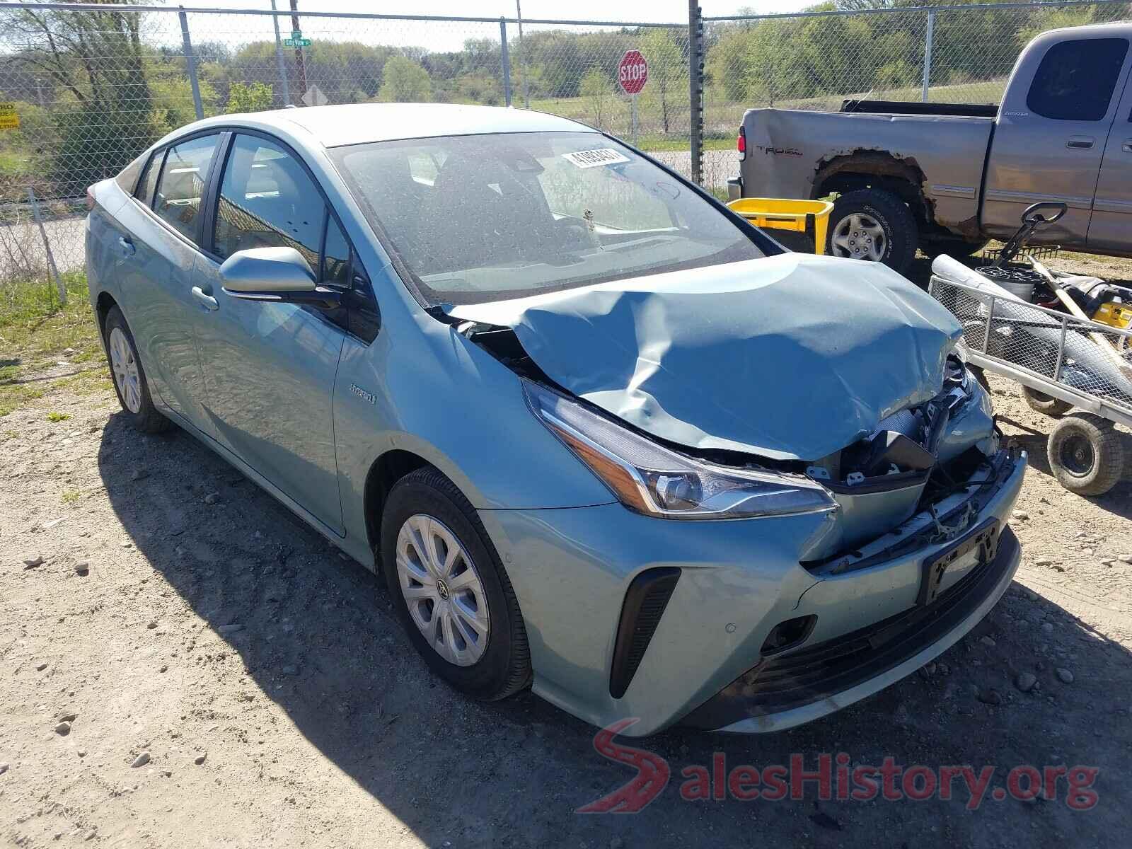 JTDKARFU0K3087775 2019 TOYOTA PRIUS