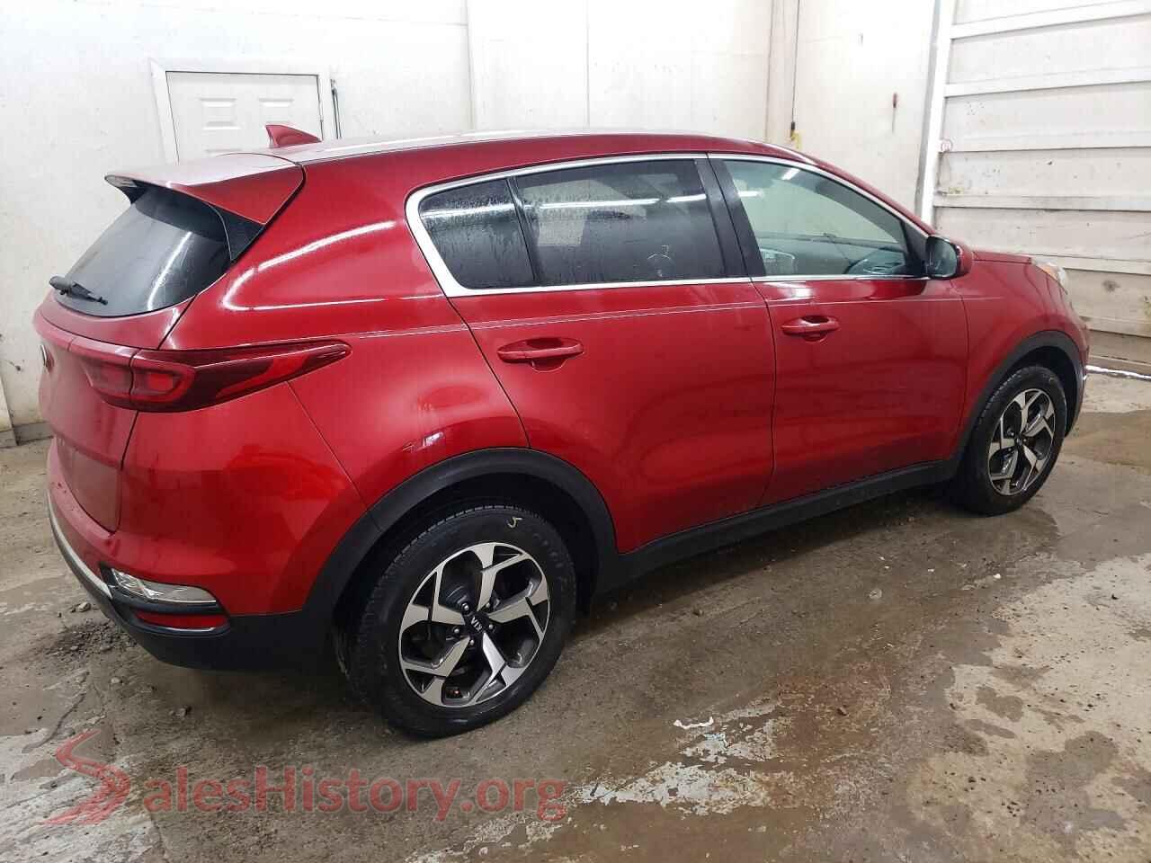 2021 KIA SPORTAGE VIN KNDPM3AC1M7856207, right side view