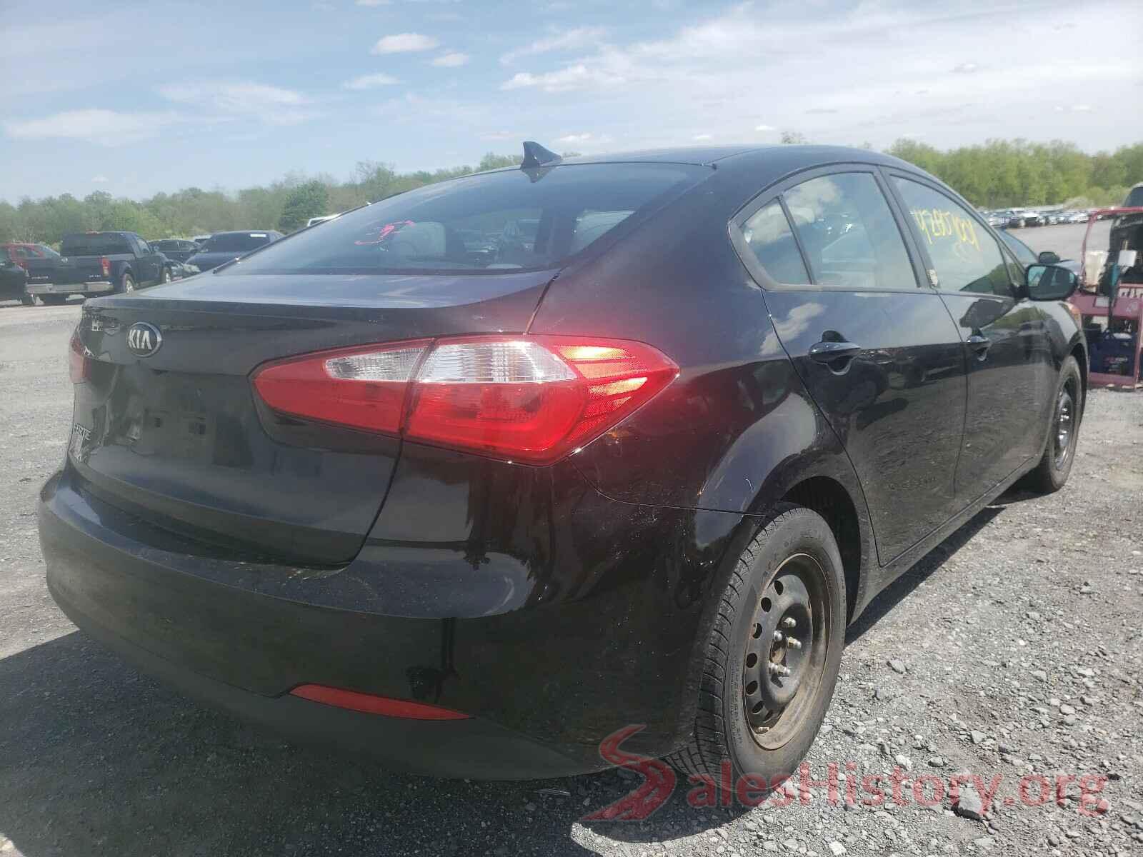 KNAFX4A62G5499832 2016 KIA FORTE