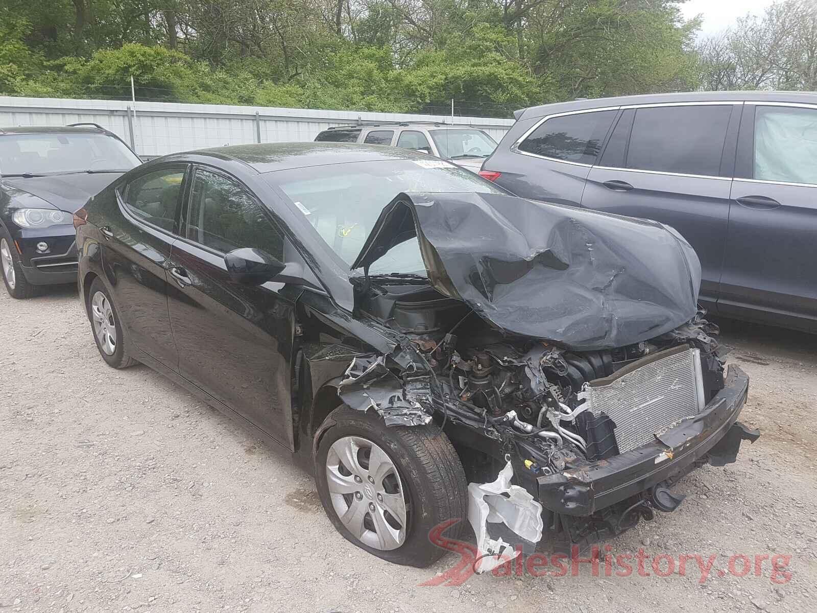 5NPDH4AE9GH682515 2016 HYUNDAI ELANTRA