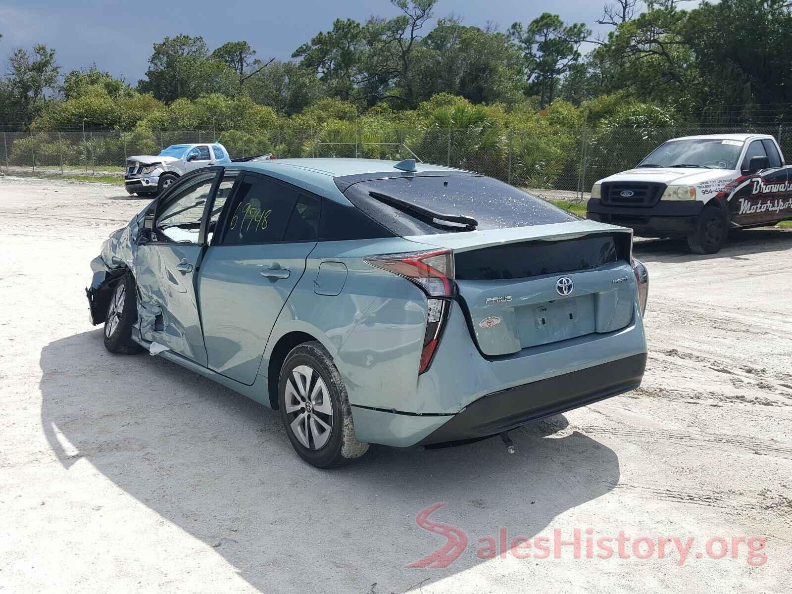 JTDKARFU3G3022992 2016 TOYOTA PRIUS