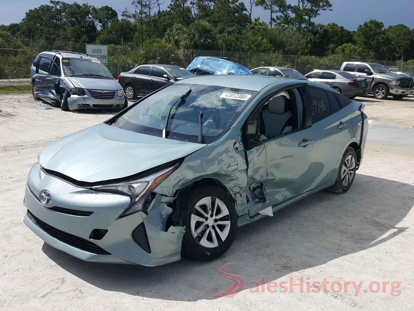 JTDKARFU3G3022992 2016 TOYOTA PRIUS