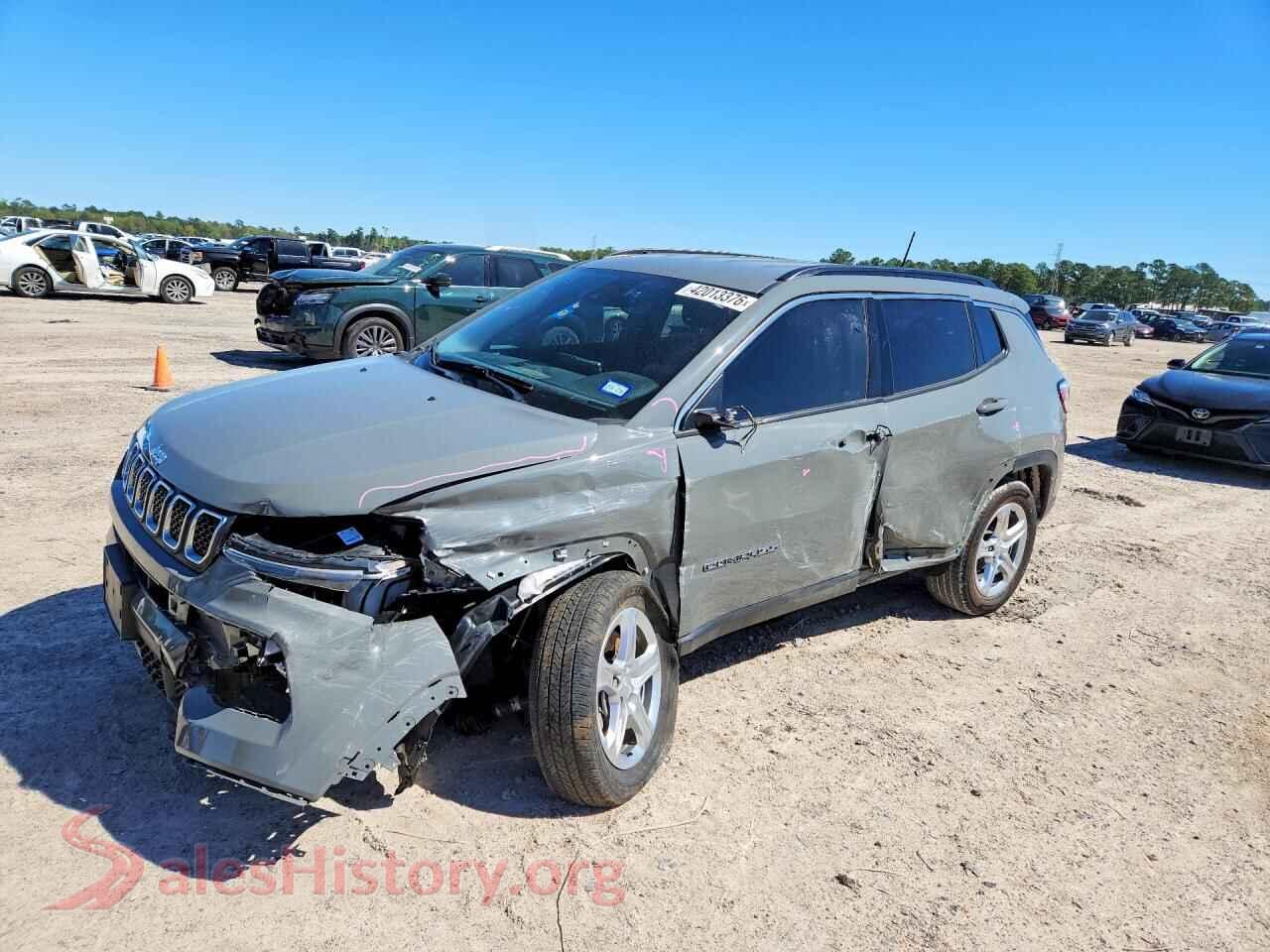 2023 JEEP COMPASS VIN 3C4NJDBN0PT551478, auction photo
