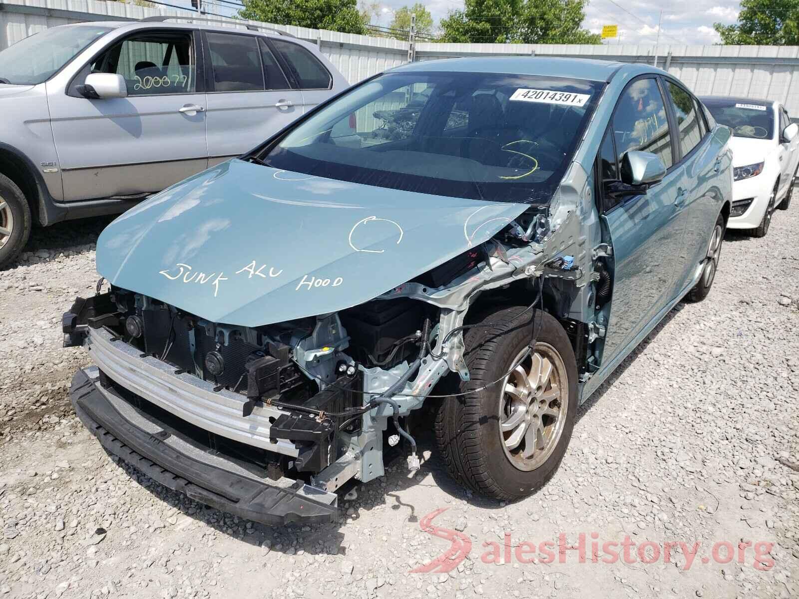 JTDKBRFU8H3050785 2017 TOYOTA PRIUS