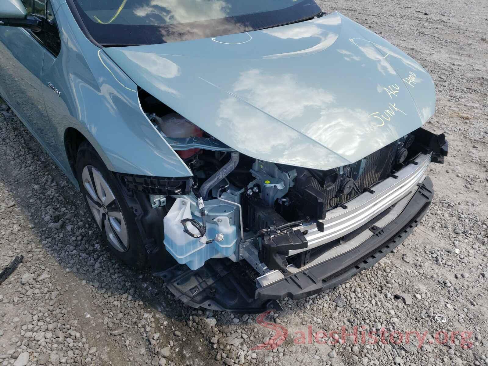 JTDKBRFU8H3050785 2017 TOYOTA PRIUS