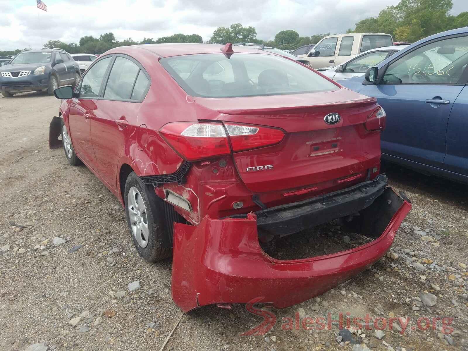 KNAFK4A6XG5566546 2016 KIA FORTE